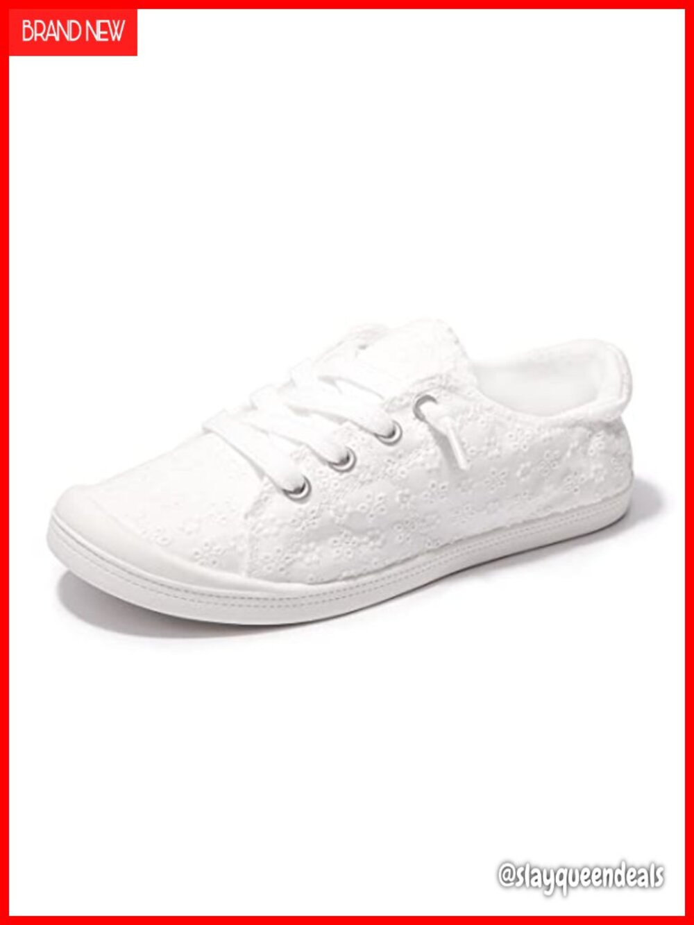 Women's Slip-On Canvas Sneakers Low Top Walking Shoes Breathable Comfortable